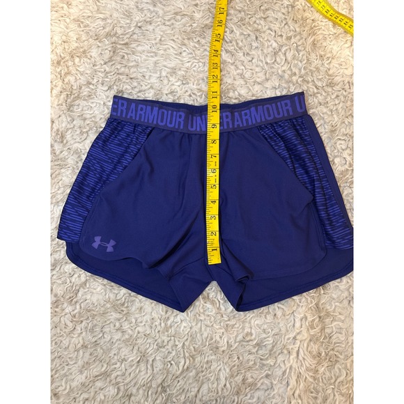 Under Armour Womens Blue Athletic Shorts-Size Small - Picture 5 of 6